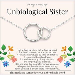 Best Friend Gift for Women - Meaningful BFF Friendship Necklace, Jewelry 16+2",